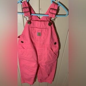 Carhartt Kids Bright Pink Overalls